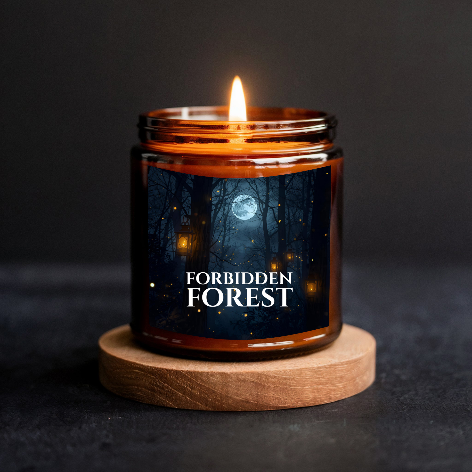 Forbidden Forest | 8 oz Soy Candle | White Birch, Pine &amp; Smoke | Handmade in Greenville, SC