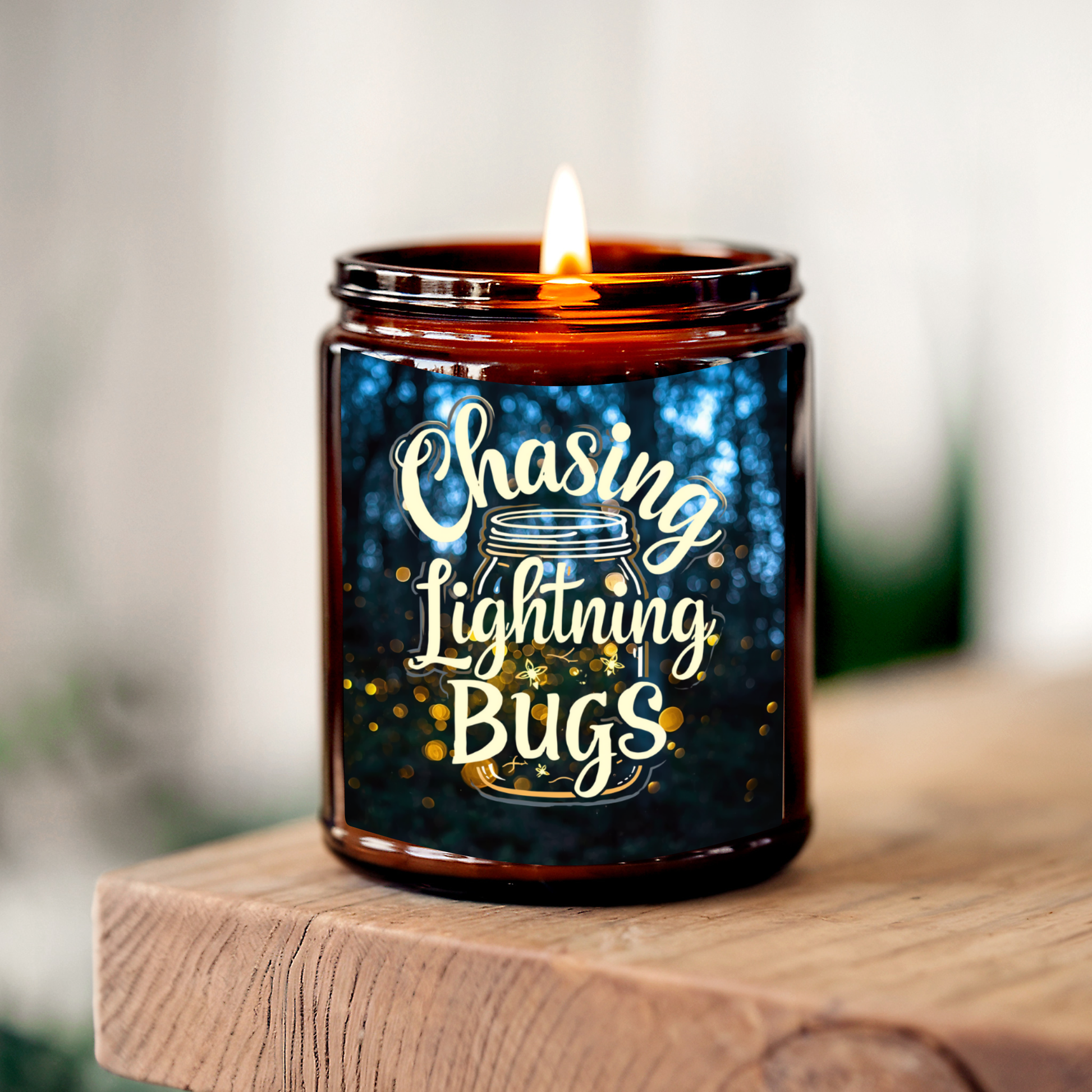 Chasing Lightning Bugs | 8 oz Soy Candle | Orange & Bergamot | Handmade in Greenville, SC