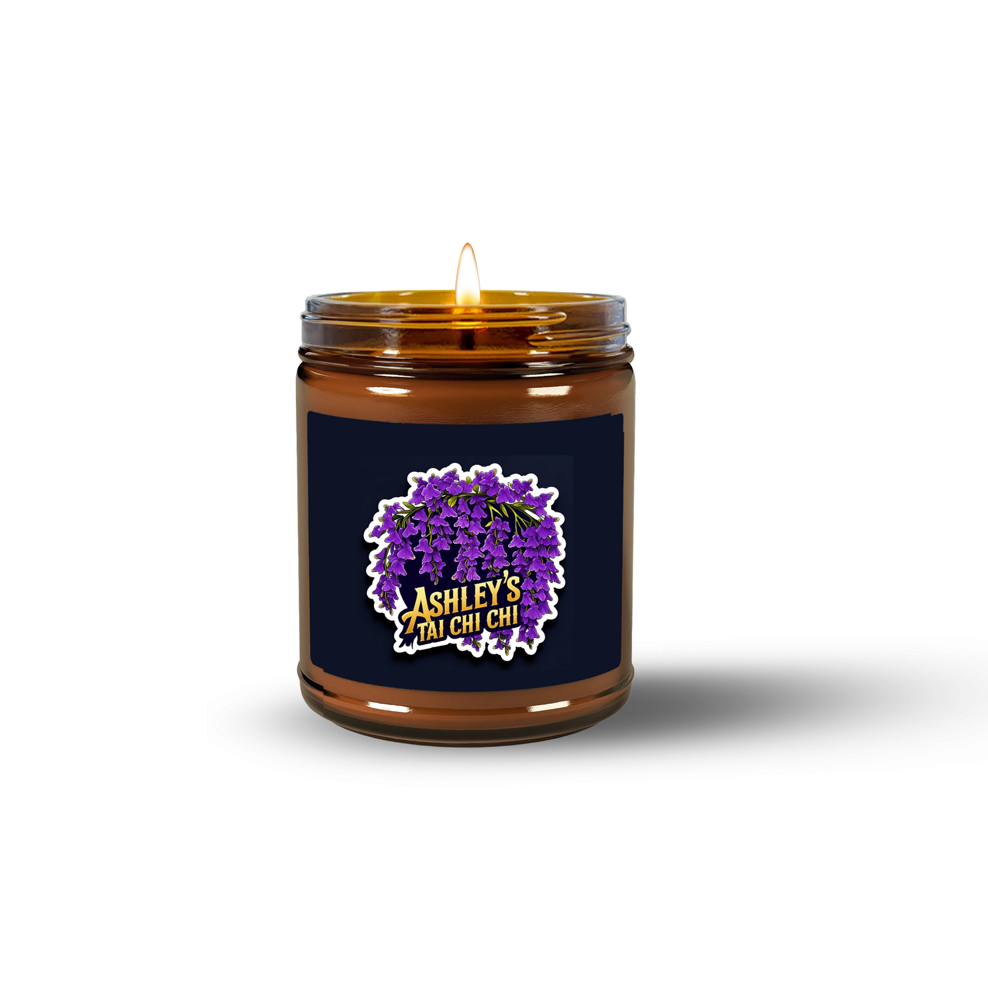 The Mystery Candle - Custom 8 oz Soy Candle with Mystery Label and Surprise Scent - Join the Panda Candle Cult