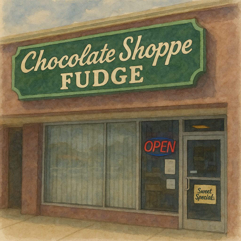 Chocolate Shoppe Fudge – Chocolate Fudge Scented 8 oz Soy Candle – Hand-Poured in Greenville, SC