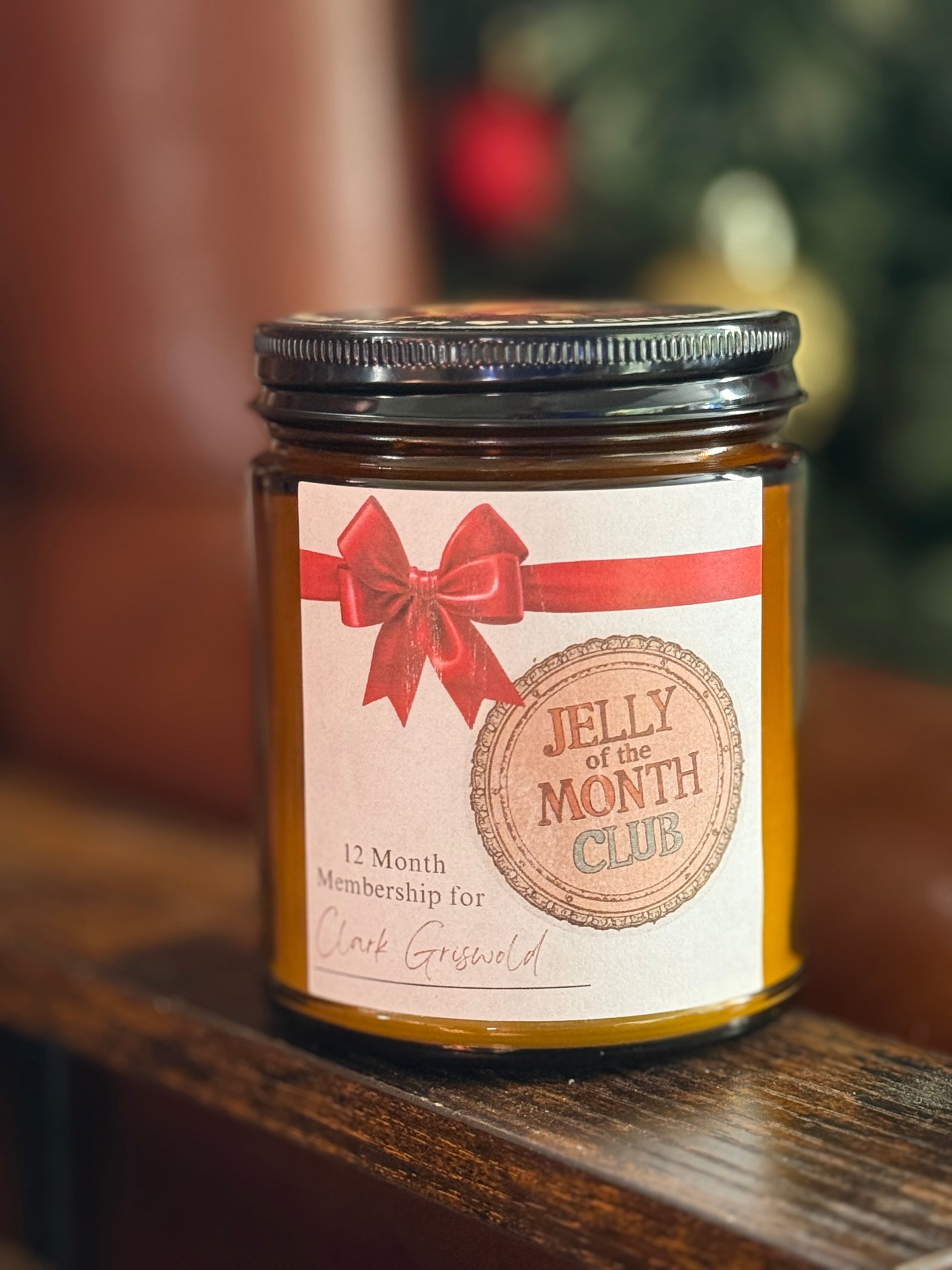 Jelly of the Month Club – Cranberry Apple Marmalade Scented 8 oz Soy Candle – Hand-Poured in Greenville, SC
