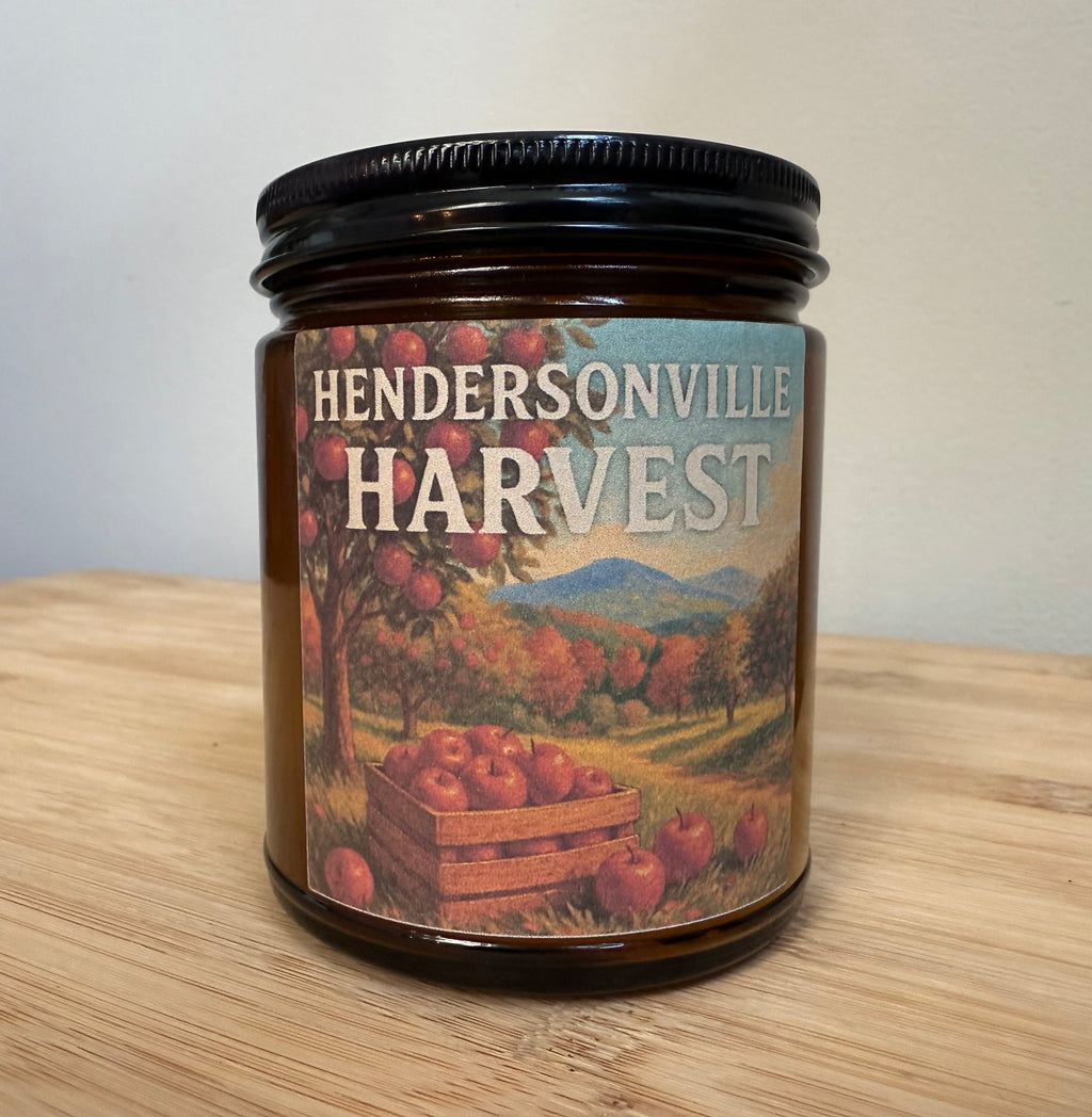 Hendersonville Harvest - Apple Slushie Scented 8 oz Soy Candle - Hand-Poured in Greenville, SC