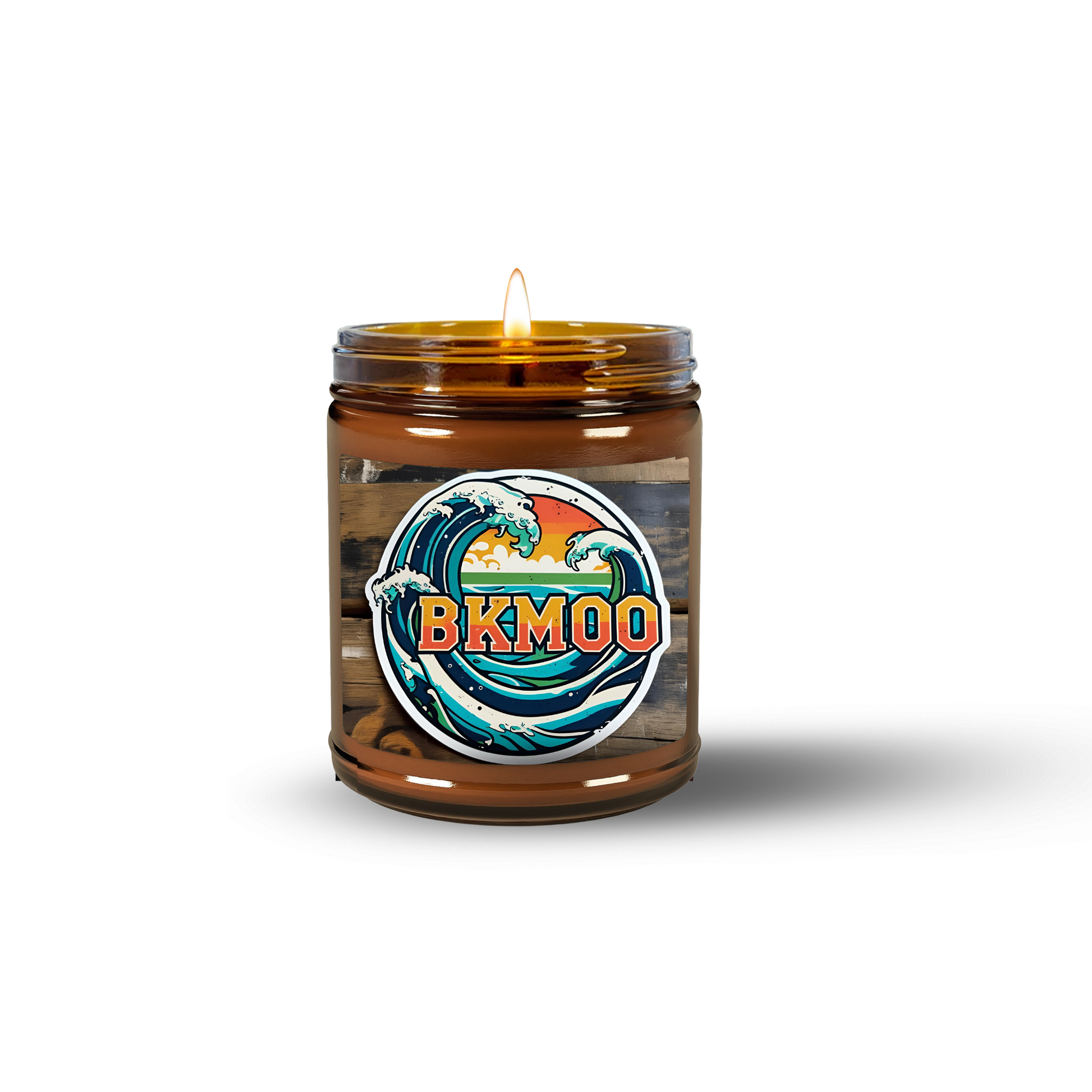 The Mystery Candle - Custom 8 oz Soy Candle with Mystery Label and Surprise Scent - Join the Panda Candle Cult