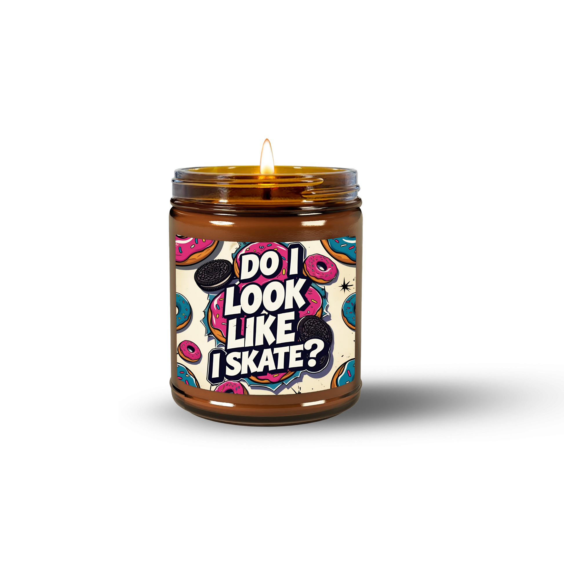 The Mystery Candle - Custom 8 oz Soy Candle with Mystery Label and Surprise Scent - Join the Panda Candle Cult